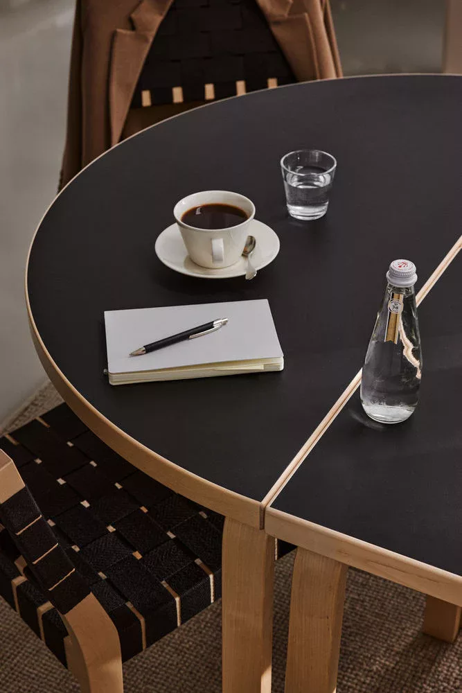 8856316 Aaltotablerectangular80 A half round 95 blacklinoleum Chair611 3 preview 1440x 2x progressive