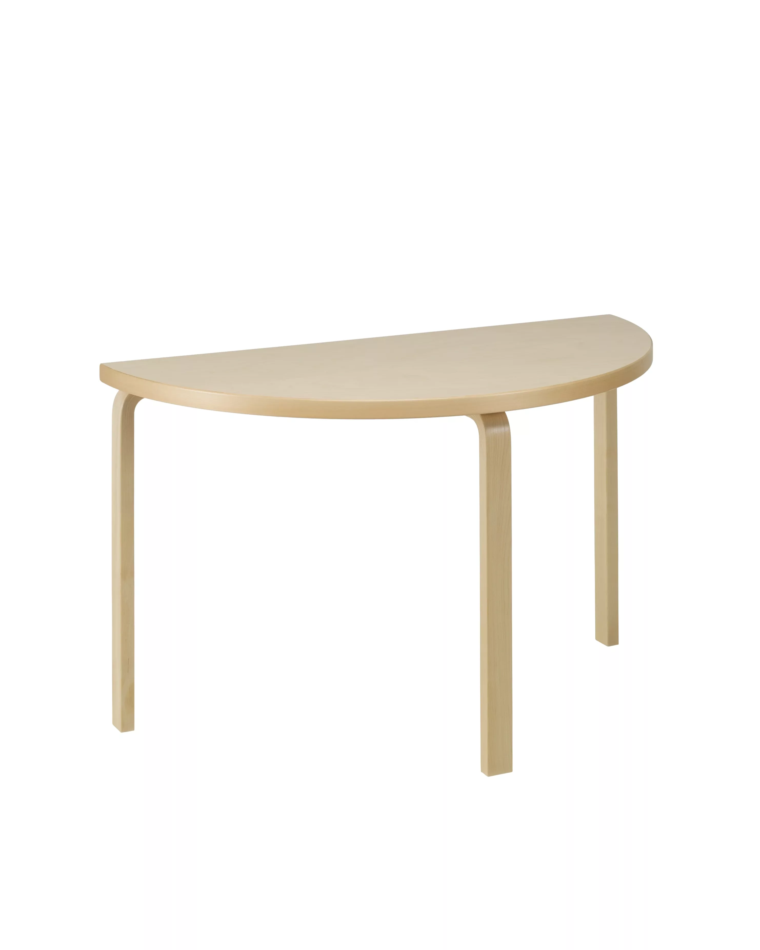 Aalto Table half round 95 birch veneer F 2868288