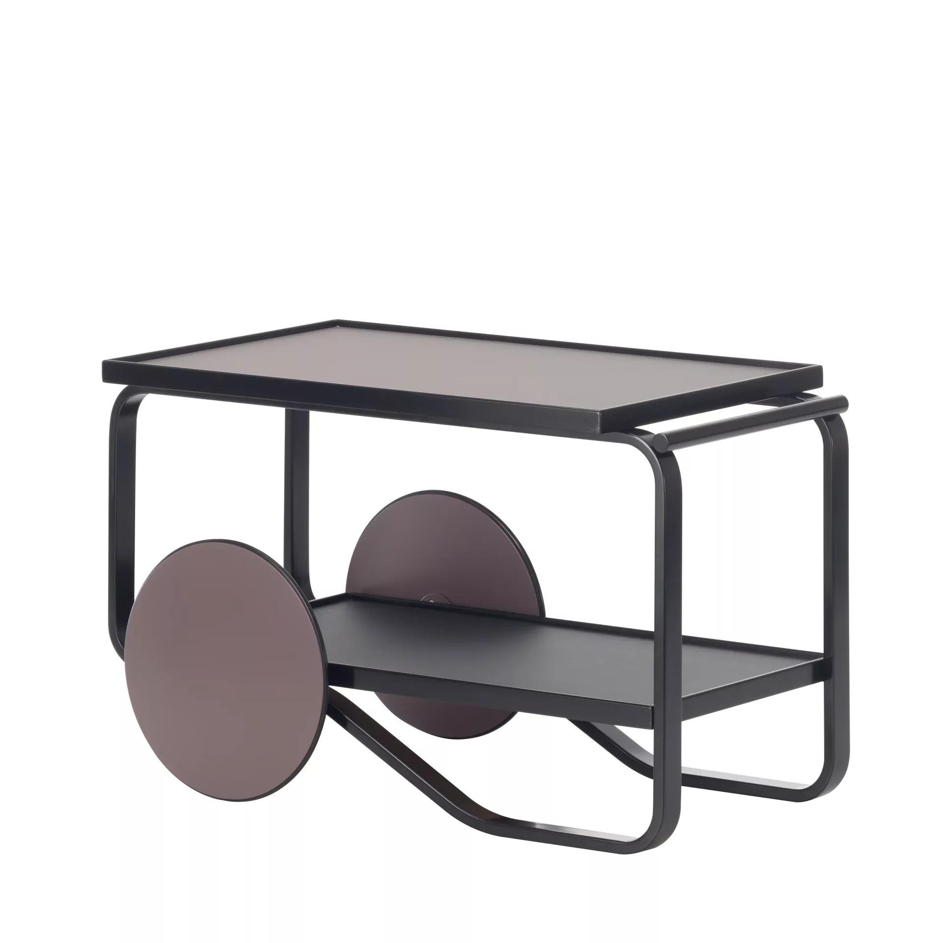 Tea Trolley 901 black laquered dark version by Hella Jongerius WEB 1843756