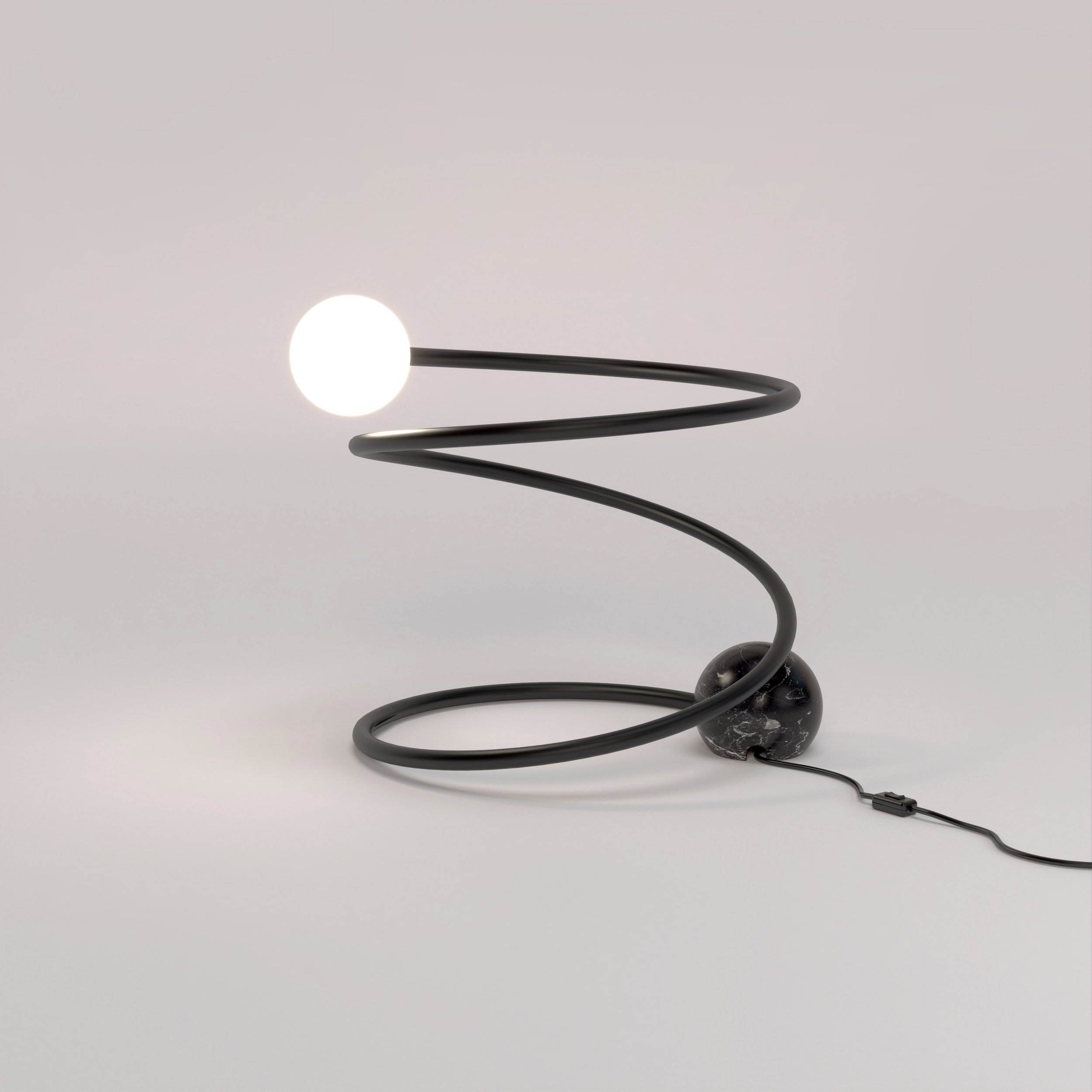 Areti desk lamp spiral 523 OL black