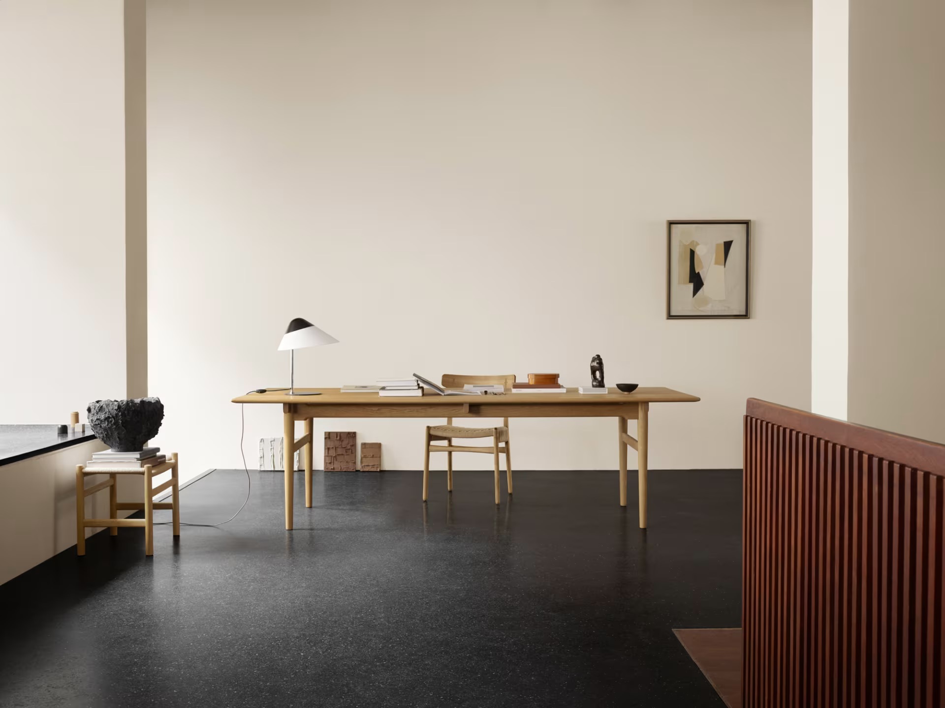 Https admincms carlhansen com globalassets products dining tables ch327 ch23 ch3 oak oil papercord natural ch327 248x95 oak oil hjw01 black