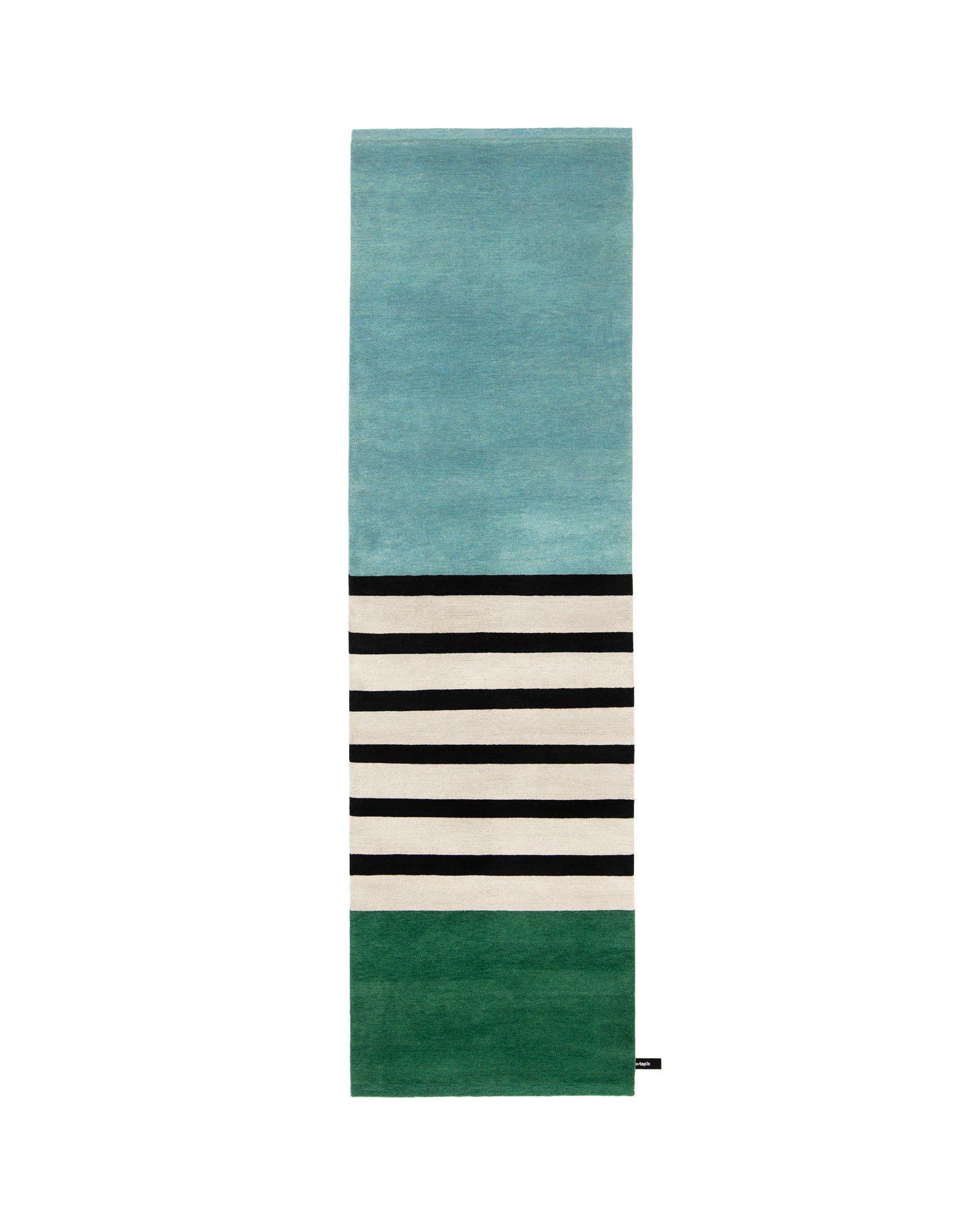 Cc tapis Charlotte Perriand Les Arcs Collection Noir Gris 19722 100x350 1