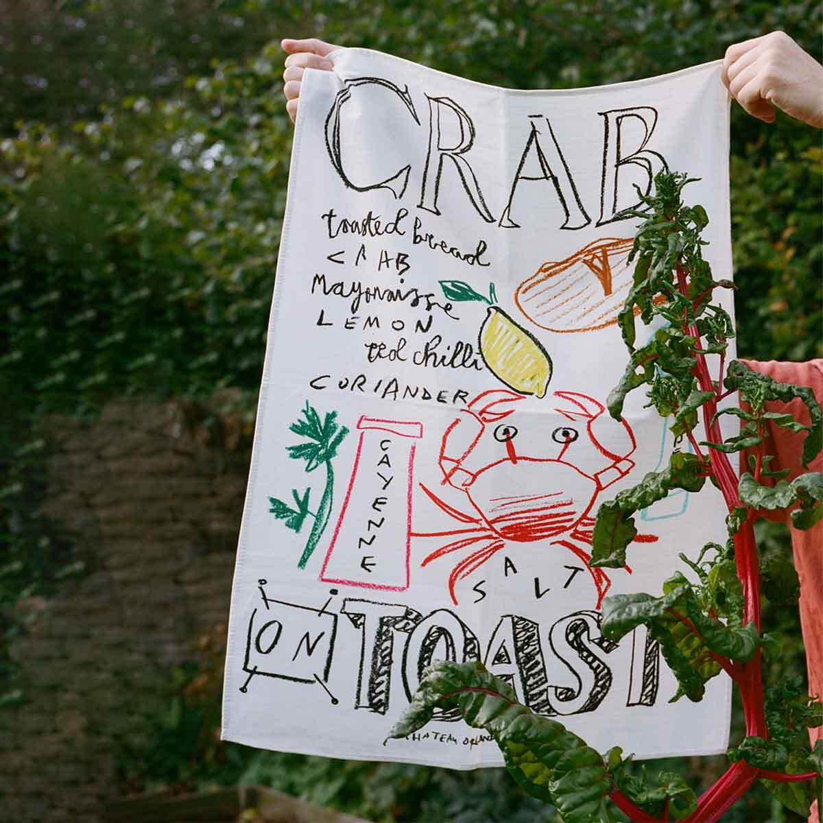 Tea Towel Crab Chateau Orlandox SPOTTI 2