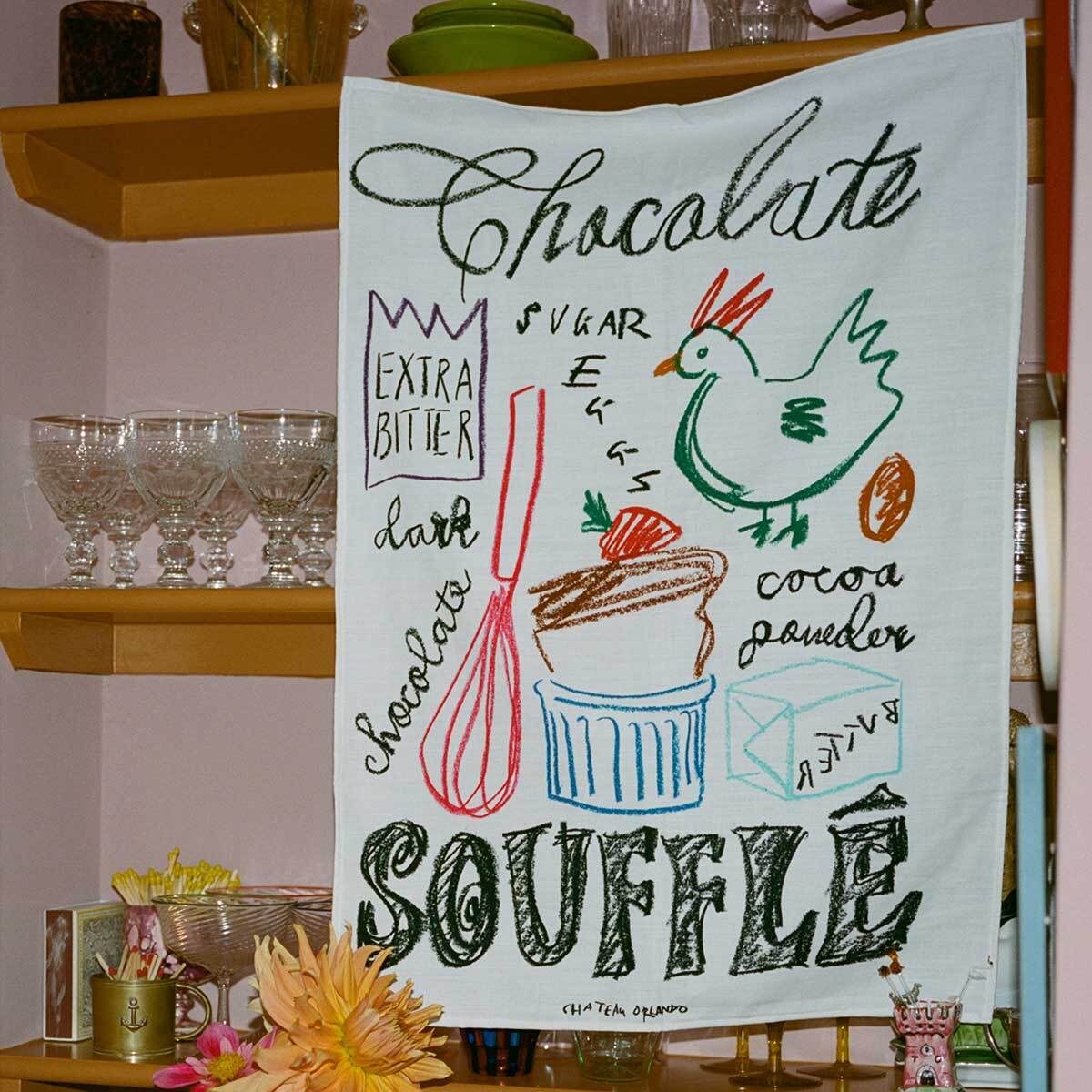 Tea Towel Souffle2 Chateau Orlandox SPOTTI