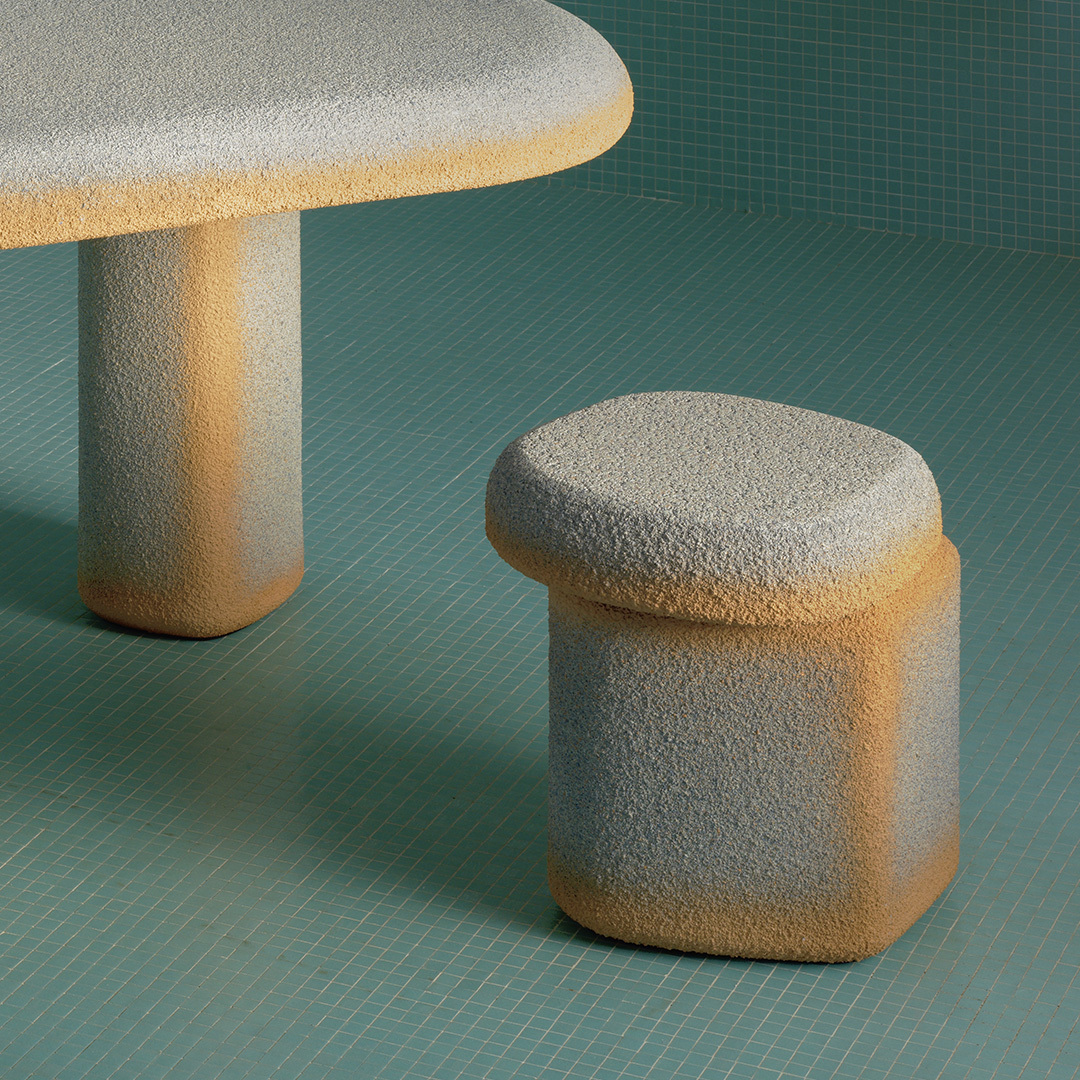 Cimento Lazzaro stool ambient