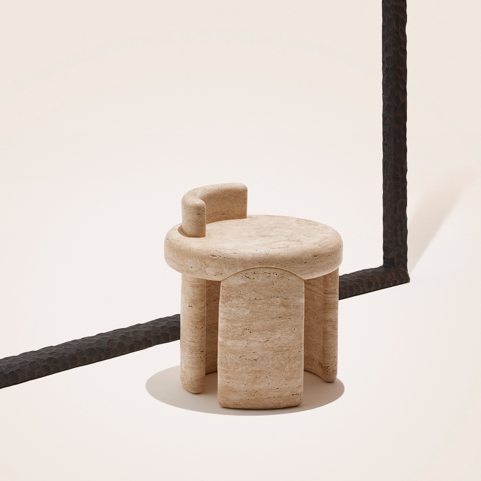 KAFA STOOL LUCA ERBA Collection Particuliere FA