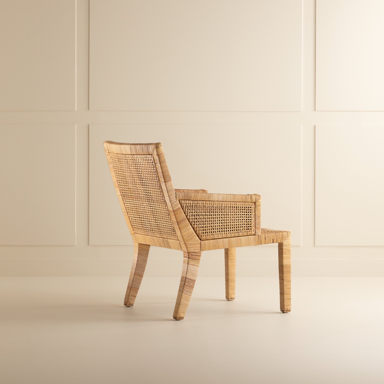 JMF 1930 Rattan Bergere 10 Square BD Large
