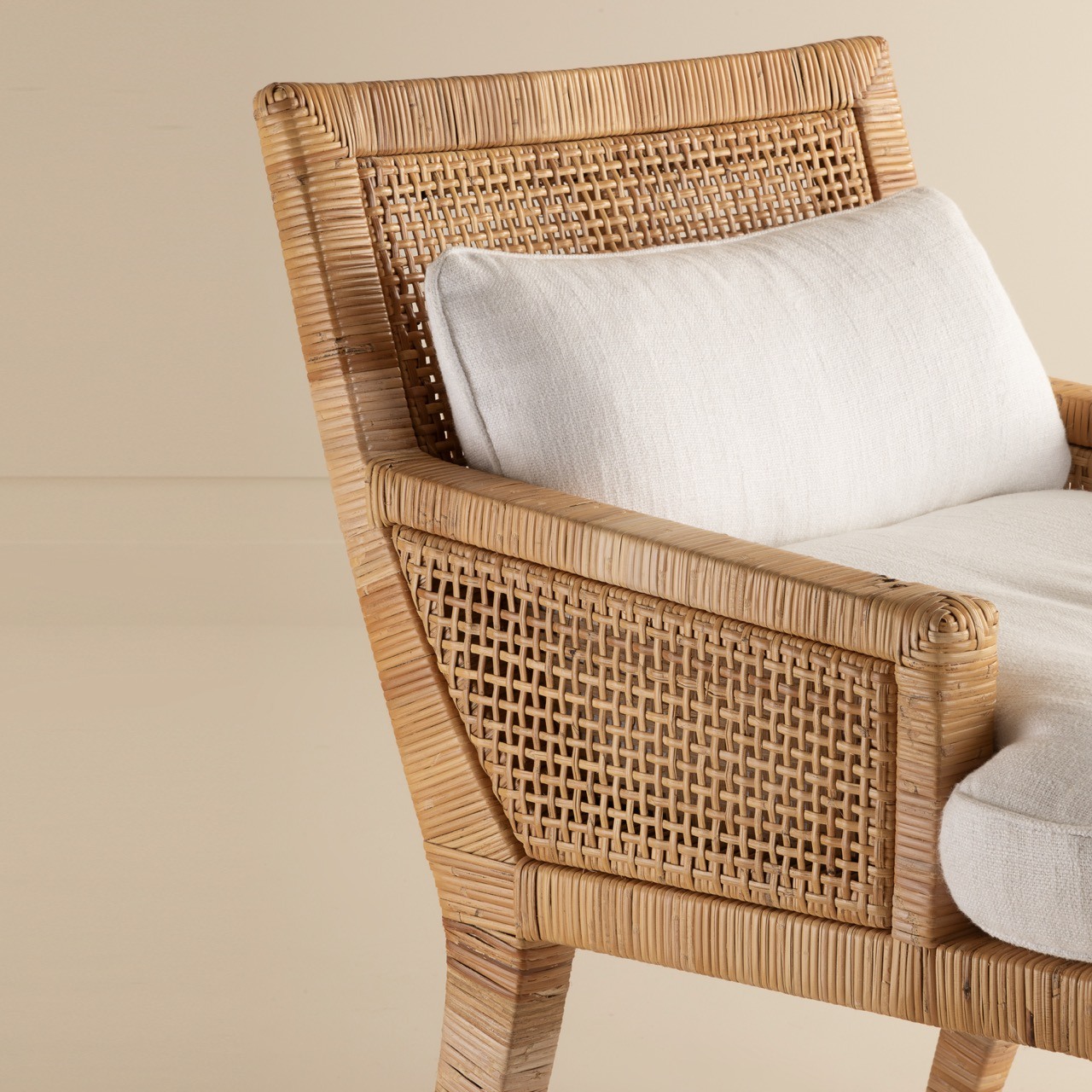 JMF 1930 Rattan Bergere 11 Square BD Large