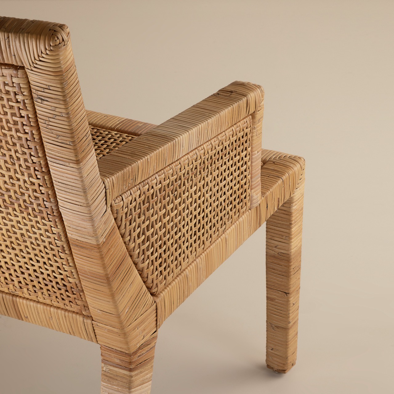 JMF 1930 Rattan Bergere 13 Square BD Large