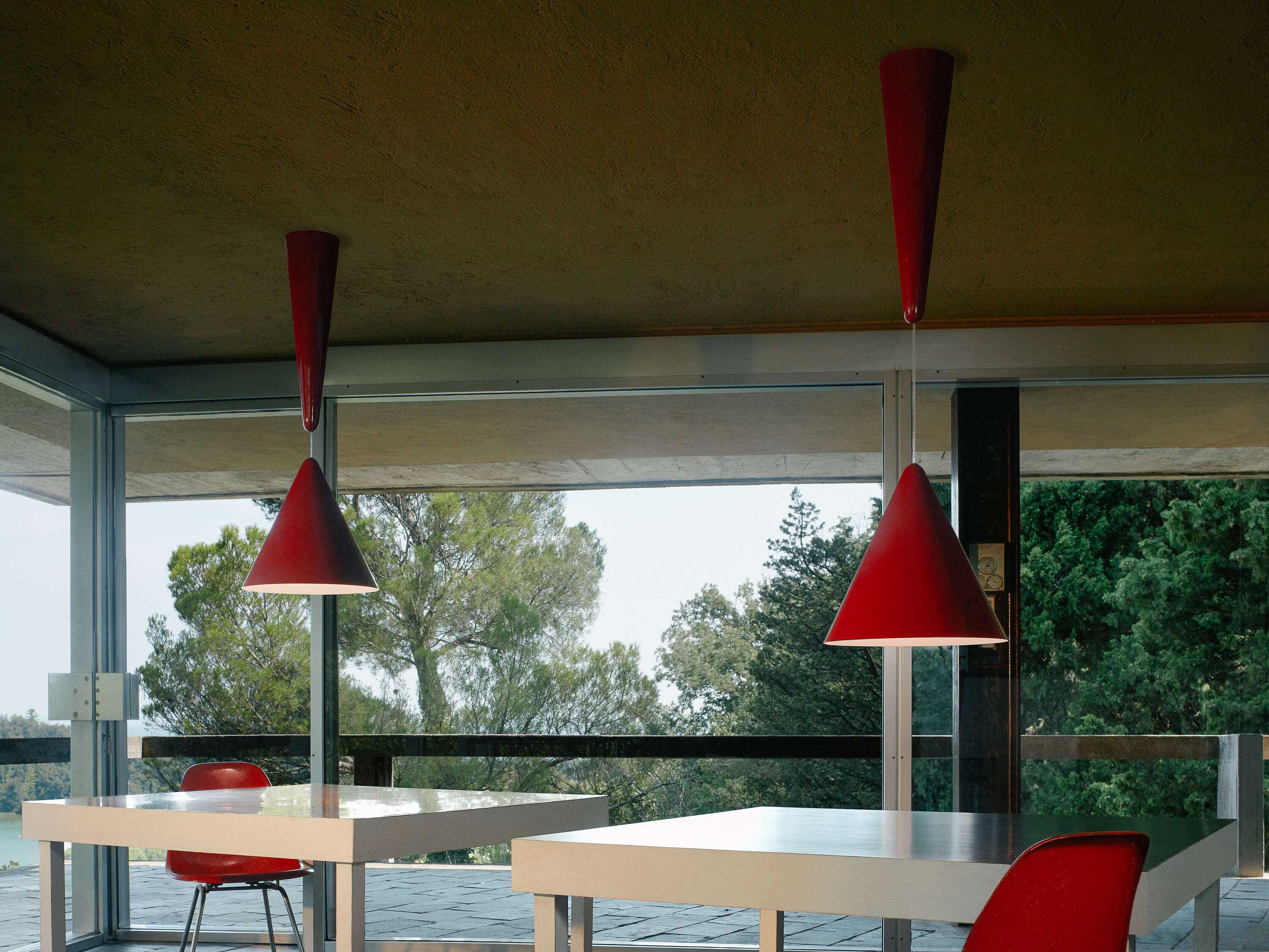 Diabolo cherry red suspension castiglioni flos 01