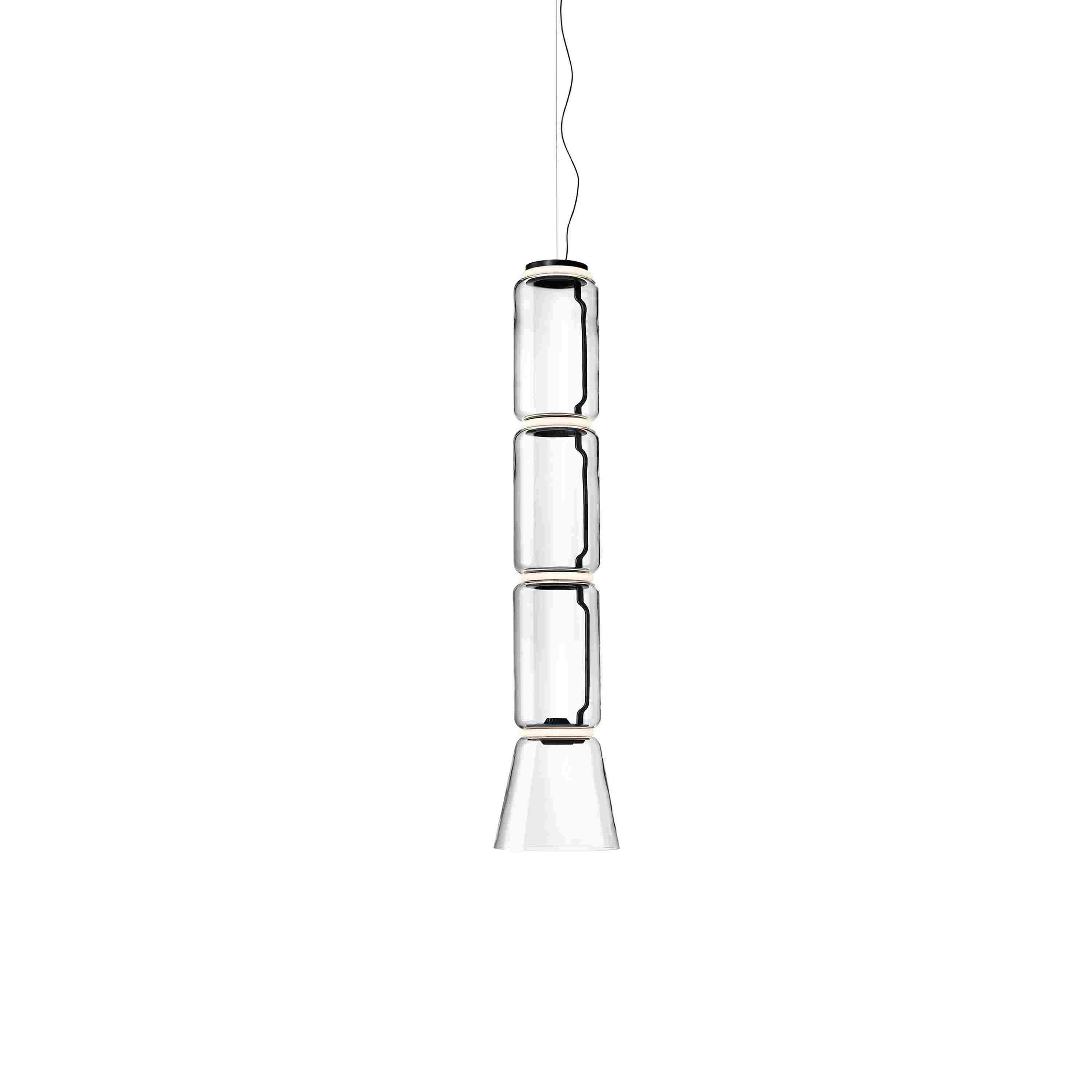 Noctambule 3 low cylinders cone suspension grcic flos F0271000 product still life big