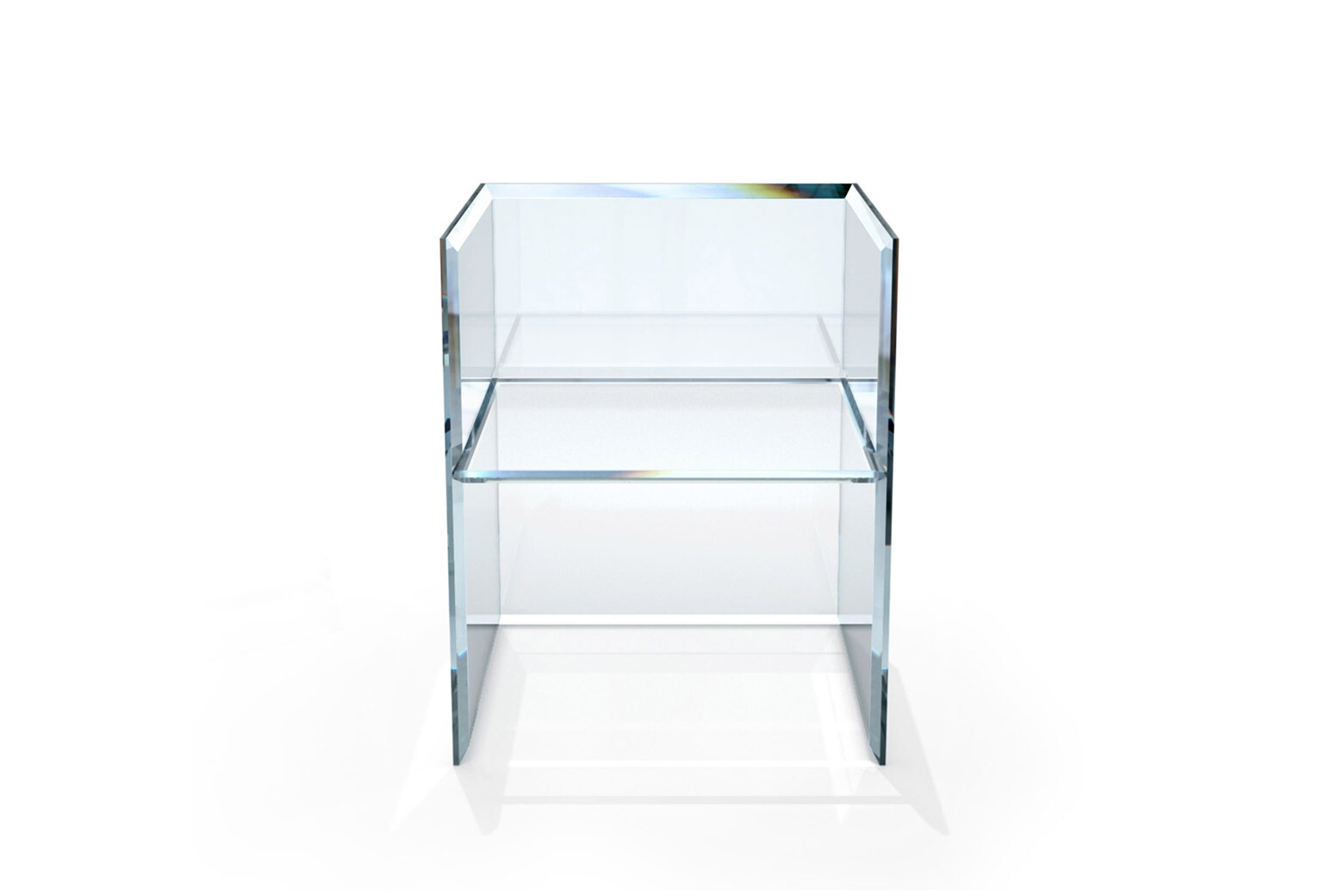 001 PRISM glass chair