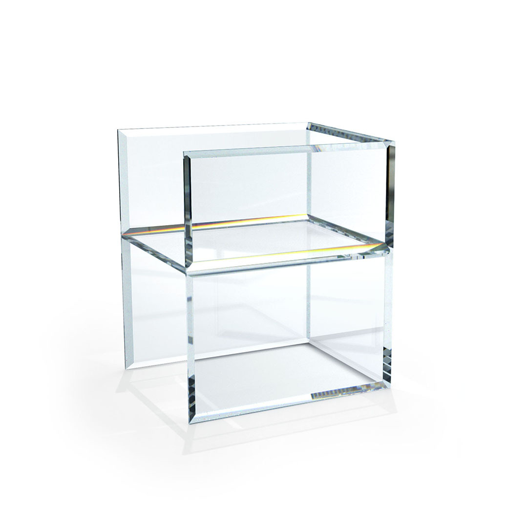 002 PRISM glass chair