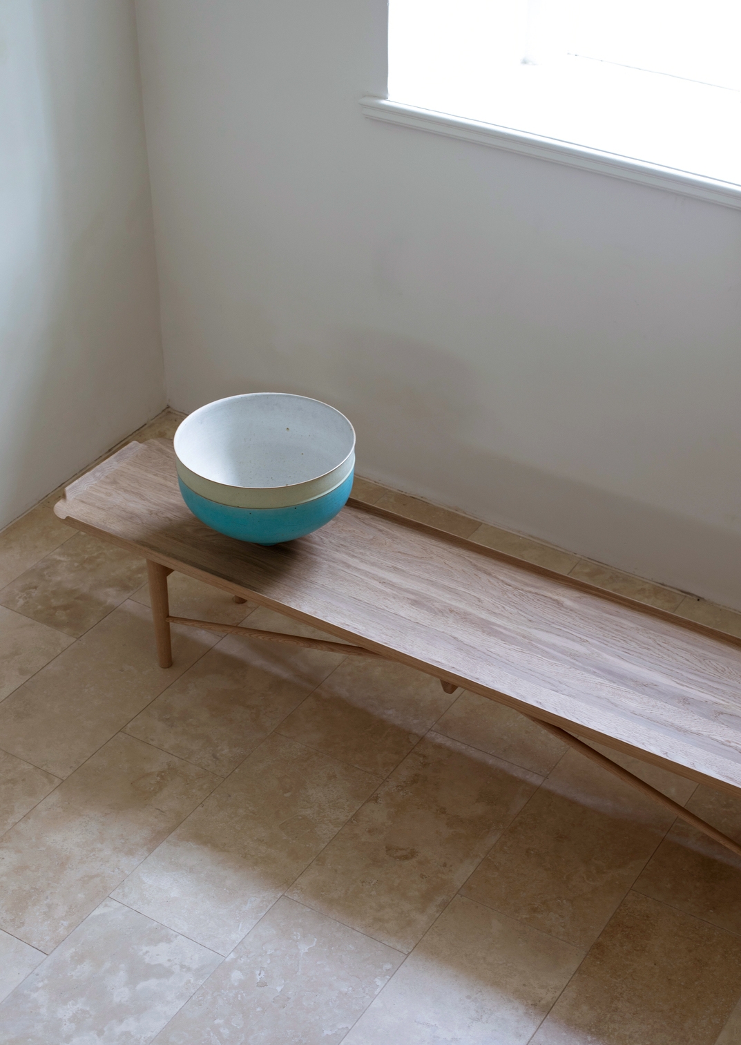 The cocktail bench oak clear oil 2