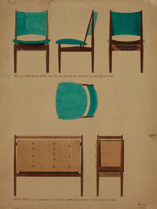 Egyptian chair ny farve