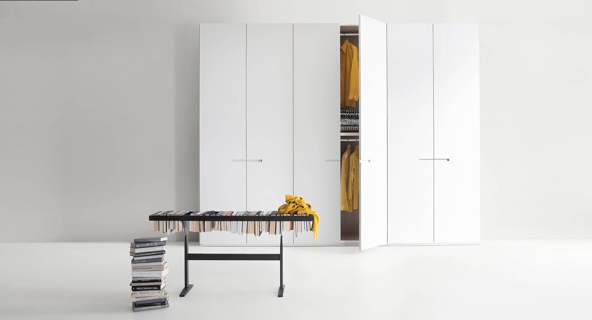 88 lema elegant orizzontale x3 armadio su misura maniglia incassata