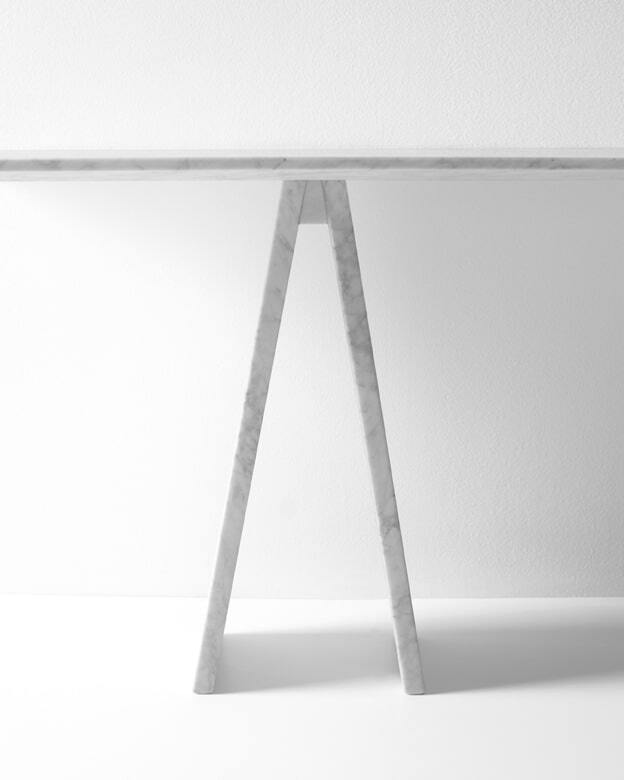Topkapi console Konstantin Grcic White Carrara marble 2 1082
