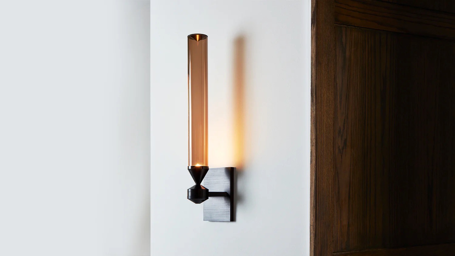 RH CASTLE SCONCE BL 2496 wood wall