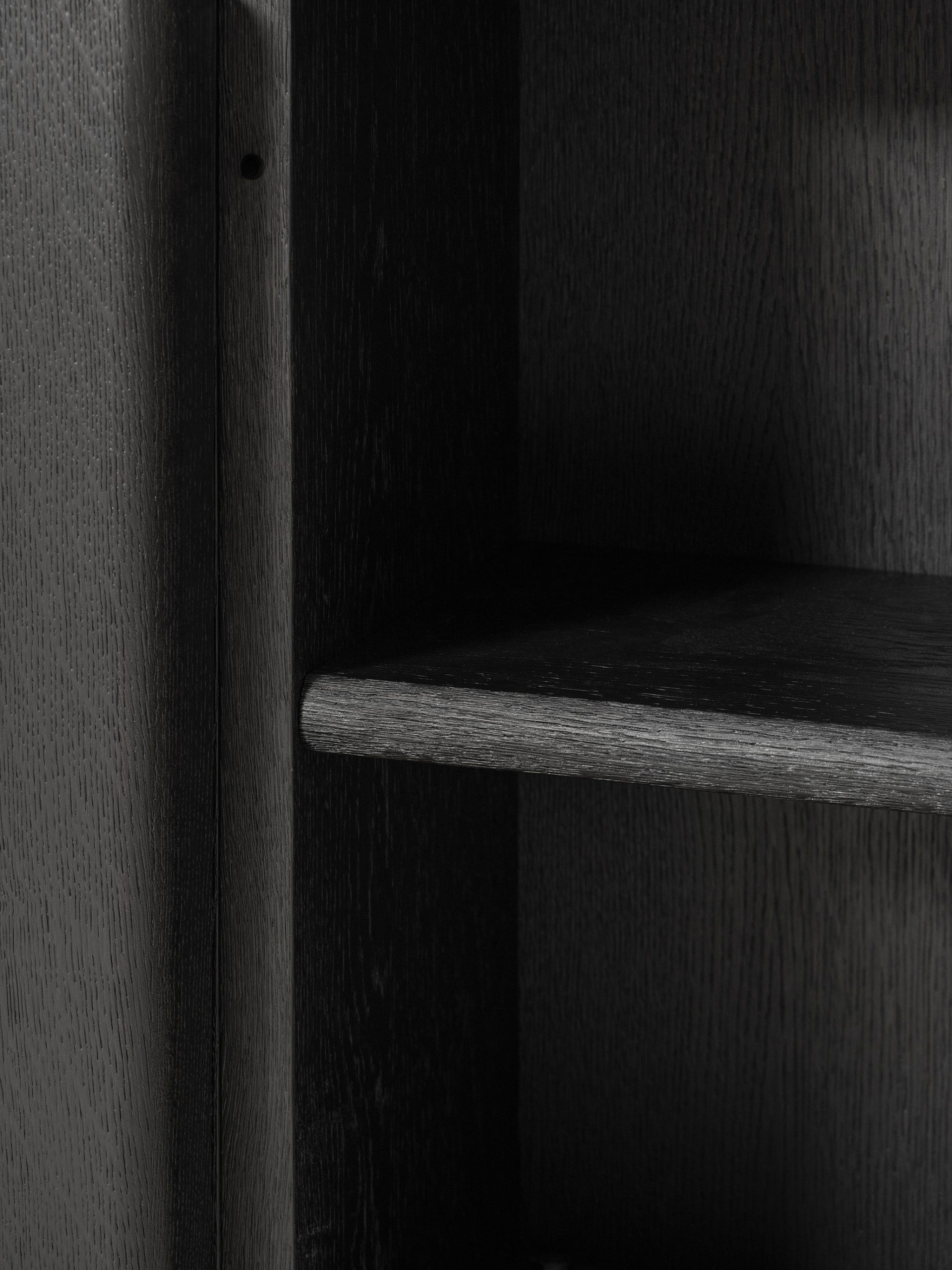 Van Rossum Kast sideboard oak black pepper brushed 2 scaled